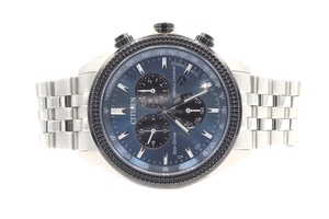 Citizen Men's Eco-Drive Classic Chronograph Stainless Steel Watch - BL5568-54L