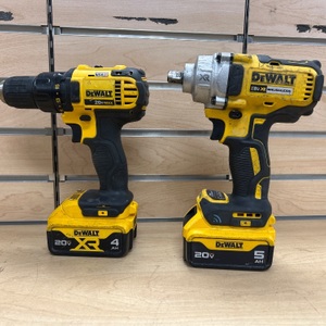 Dewalt 20V Lithium Ion Impact Wrench/Drill Combo Kit