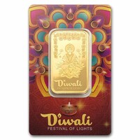 Pamp Diwali Festival of Lights Suisse 1 OZ Fine Gold Rar