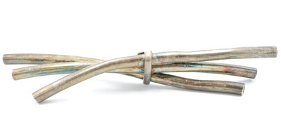 Women's Estate Unique Twig Branch Bundle Brooch Sterling Silver 925 TV-HH 15.8G