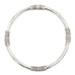 Sterling Silver 925 5.5mm 9" Bali Style Bangle Bracelet - 12.90 Grams