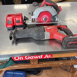 Milwaukee  2625-20, 2630-20 sawzall and circular saw