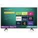 55" Hisense 4K Roku Smart LED TV