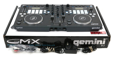 Gemini GMX Virtual DJ Media Controller and Mixer