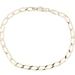 High Shine 14KT Yellow Gold (585) 4.5mm Elongated Curb Link Bracelet 8.5" - 6.9g