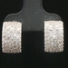 Women's 925 Sterling Silver Clear Round Cut CZ Semi Hoop Stud Earrings 13.6mm