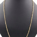 Fancy Estate 14KT Yellow Gold 3mm Wide Twisted Wheat Chain Necklace 26" - 15.40g