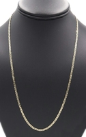 Classic Estate 10KT Yellow Gold 2.4mm Thin Mariner Chain Necklace 22" - 4.55g