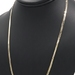 High Shine 14KT Yellow Gold 2.6mm Italy Herringbone Chain Necklace 20.5" NW - 7g