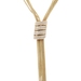2.0 Ctw Round Diamond 14KT Yellow Gold 12-Strand 18" Lariat Tassel Necklace 32g