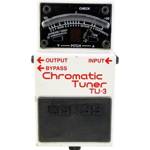 Boss TU-3 Chromatic Guitar and Bass Tuner Pedal with Bypass