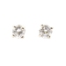 1/8 cttw Round Brilliant Cut Diamond 14KT White Gold Solitaire Stud Earrings