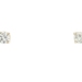 1/8 cttw Round Brilliant Cut Diamond 14KT Yellow Gold Solitaire Stud Earrings