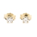 1/8 cttw Round Brilliant Diamond Solitaire Stud Earrings in 14KT Yellow Gold 