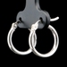 Classic 925 Sterling Silver 15.5mm Plain Medium Women's Round Hoop Earrings