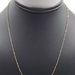 Estate 10KT Yellow Gold 1mm Wide Ball Bead Style 18" Long Necklace - 1.51 Grams