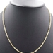 High Shine 14KT Yellow Gold 2.3mm Classic Rope Chain Necklace 20" by OR - 13.81g