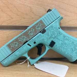 GLOCK 43X "Glock & Roses" 9MM Semi Automatic Pistol 