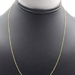 Le Vian 14KT Yellow Gold 1.1mm Thin Classic Cable Chain 18 1/4" Necklace - 1.25g