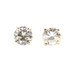 3/4 cttw Round Brilliant Cut Diamond 14KT Yellow Gold Solitaire Stud Earrings