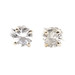 1/2 cttw Round Brilliant Cut Diamond 14KT White Gold Solitaire Stud Earrings