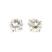 1/2 cttw Round Brilliant Cut Diamond 14KT White Gold Solitaire Stud Earrings