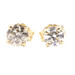 1/2 cttw Round Brilliant Cut Diamond 14KT Yellow Gold Solitaire Stud Earrings