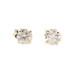 1/2 cttw Round Brilliant Cut Diamond 14KT Yellow Gold Solitaire Stud Earrings