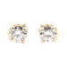 1/2 cttw Round Brilliant Cut Diamond 14KT Yellow Gold Solitaire Stud Earrings