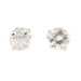 1/2 cttw Round Brilliant Cut Diamond 14KT White Gold Solitaire Stud Earrings