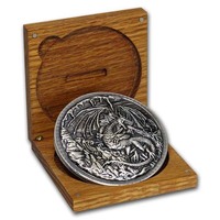 Monarch Precious Metals Dragons Vs Vikings 10OZ Silver Round