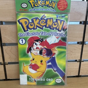 Pokemon The Electric Tale of Pikachu Comic in Plastic