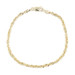 Estate 10KT Yellow Gold 2.8mm Wide Classic Rope Chain Bracelet 7" - 3.15 Grams 