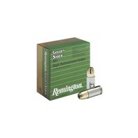 Remington Golden Saber 45 ACP AUTO Ammo 185 Grain Brass High Performance Jackete