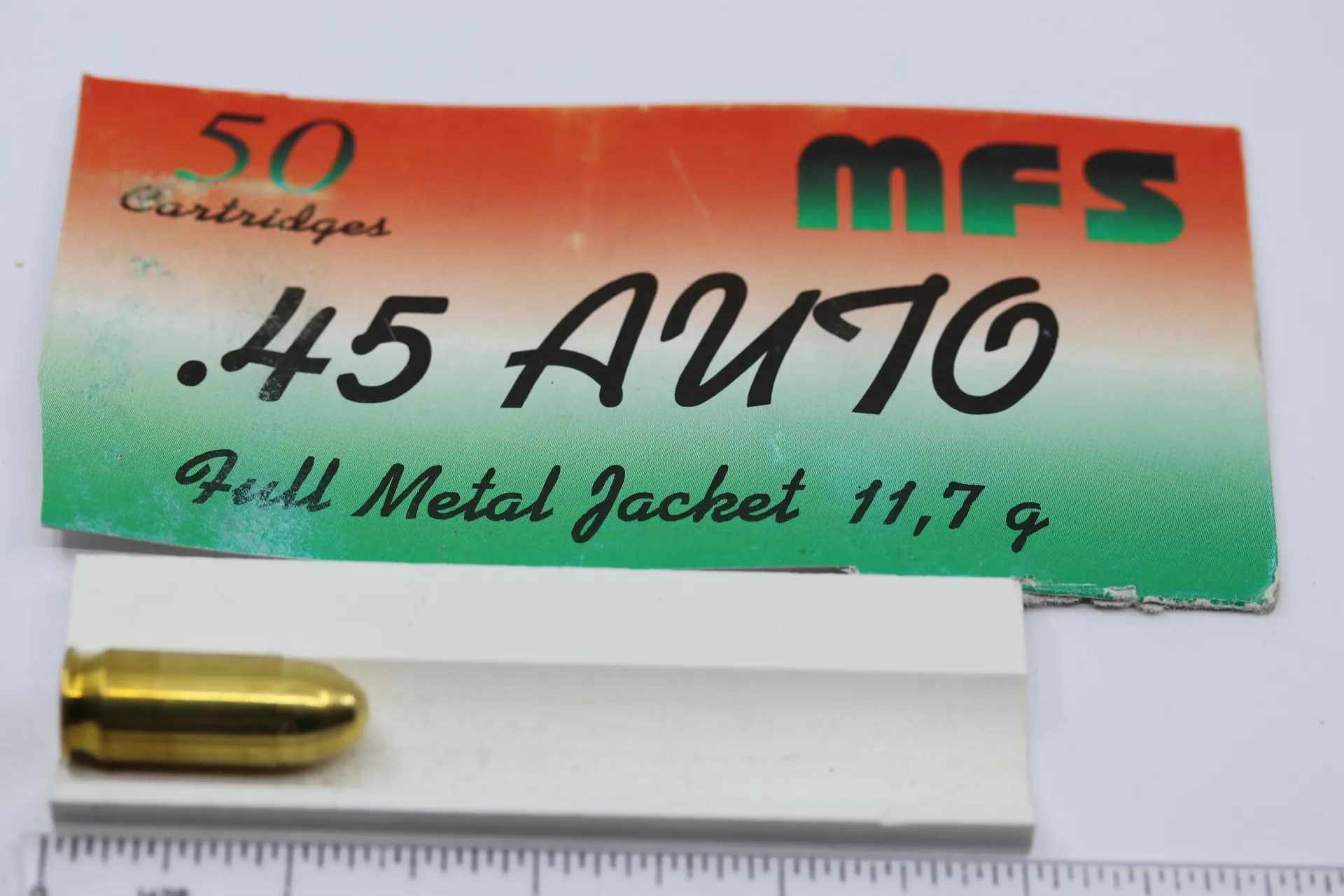 MFS 45 Auto 230gr. FMJ Hungary 150 rounds