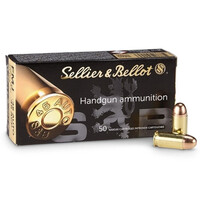Sellier & Bellot Ammunition - 45 Auto - 230 Grain Full Metal Jacket - 50 Rounds