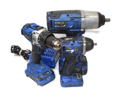 Kobalt Combo Kit 1/2", 3/8" Impact and Drill with 2 Batteries and Charger