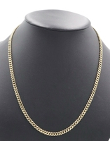 10KT Yellow Gold 4.6mm Wide Cuban Link Chain Necklace 22" - 11.52 Grams by RCI 