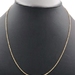  High Shine 14KT Yellow Gold 1.6mm Wide Classic Rope Chain 21" Necklace - 4.91g