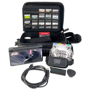 Nintendo DS Lite USG-001 Handheld Gaming Console With Games, Accessories & Case