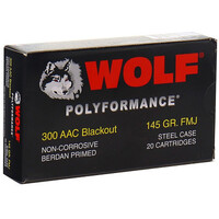 Wolf 300AACFMJ 300 Blackout Ammo