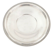 Estate Quaker Silver Co. Pattern 615 9.5" Sterling Silver 925 Plate - 224 Grams 
