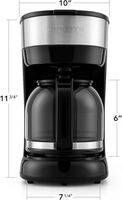 Ovente CM412B 12-Cup Coffee Maker