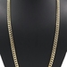 Classic 10KT Yellow Gold 6.2mm Hollow Curb Link Chain Necklace 24" RCI - 22.32g