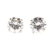 1/2 cttw Round Brilliant Cut Diamond 14KT White Gold Solitaire Stud Earrings
