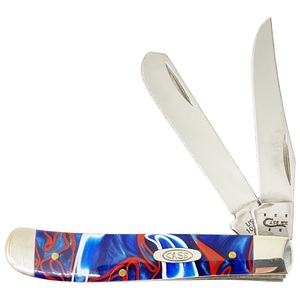 Case 10207 SS Kirinite Patriot Mini Trapper Stainless Pocket Knife