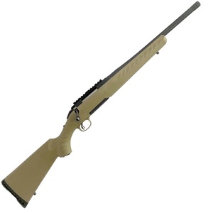 Ruger American 300 BLK Cal. Bolt Action Rifle Flat Dark Earth Synthetic Stock
