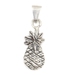 Sterling Silver Estate 37.5mm Detailed Pineapple Charm 925 Pendant 4.60g