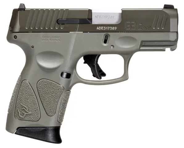 New!! Taurus G3C 9MM Semi Automatic Pistol- OG/MS Green