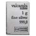 Valcambi Suisse 1 Gram Silver Bar